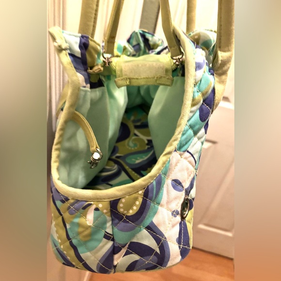 Very Rare and. uniqueQuilted small Dog Carrier, similar to Vera Bradley bags - Picture 3 of 12